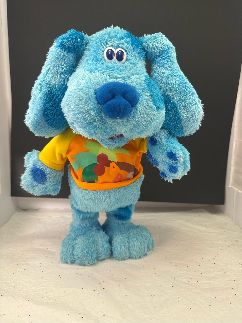 Vintage 2004 Blues Clues “ Chicka Chicka Conga” Blue Interactive Toy- WORKS